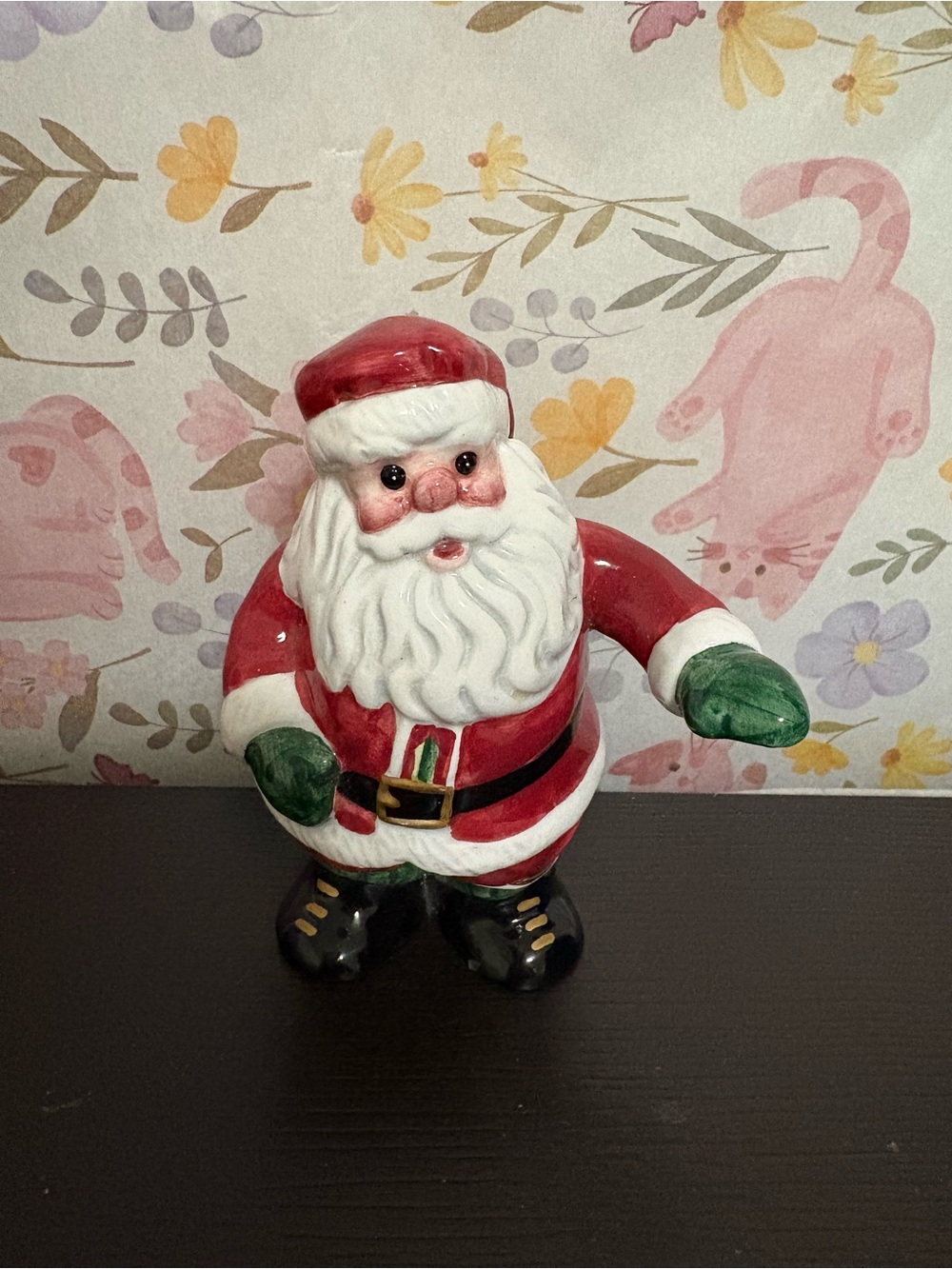 Fitz and Floyd ceramic replacement Santa shaker.  Preowned.
